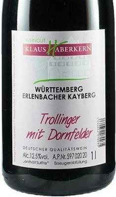 2020er Trollinger-Lemberger 1.0l Weingut GbR Gemmrich